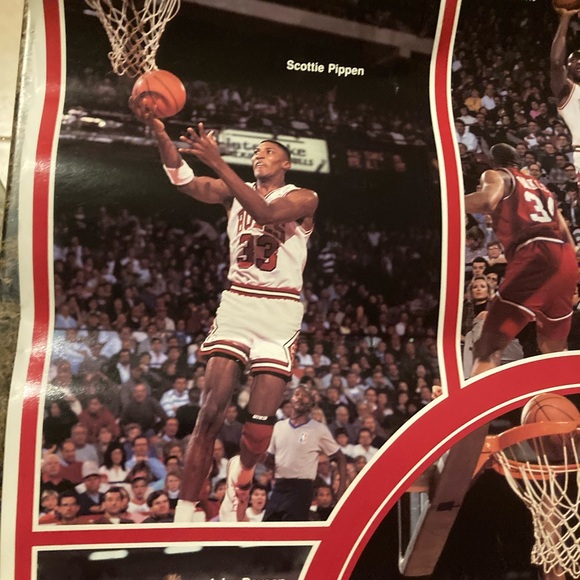 Original Chicago Bulls 1991 Eastern Conference Champions 22.5x37 Poster Jordan - Picture 8 of 11